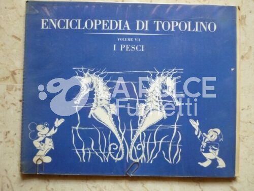 ENCICLOPEDIA DI TOPOLINO VOL VII: I PESCI  ALBUM FIGURINE COMPLETO