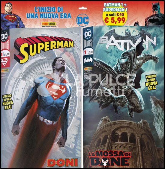 DC COMICS PACK: BATMAN 1 + SUPERMAN 1