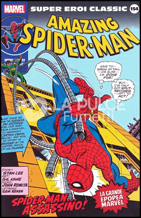 MARVEL - SUPER EROI CLASSIC #   154 - SPIDER-MAN 22: SPIDER-MAN... ASSASSINO!