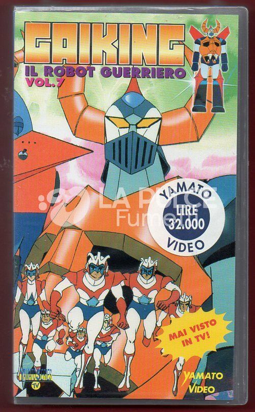 GAIKING   IL ROBOT GUERRIERO 1/9 COMPLETA VHS