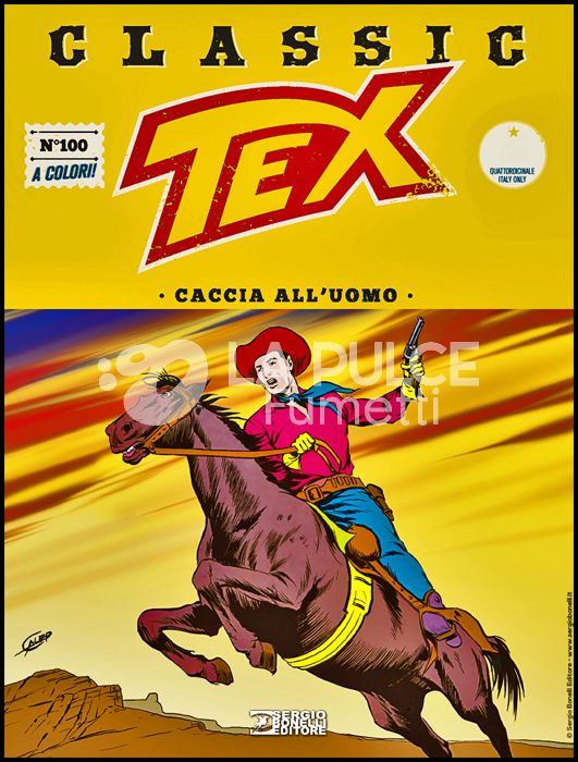 TEX CLASSIC #   100: CACCIA ALL'UOMO
