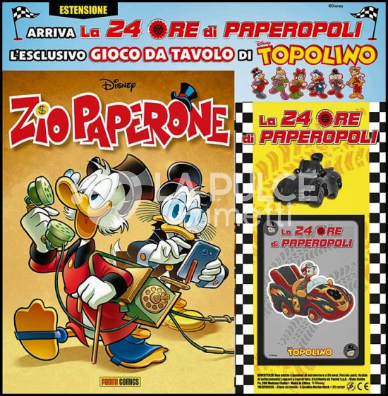 ZIO PAPERONE #    39 - ZIO PAPERONE 35 + GIOCO DA TAVOLO DI TOPOLINO - LA 24 ORE DI PAPEROPOLI - ESTENSIONE 1