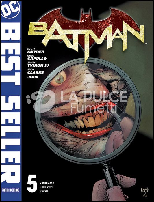 DC BEST SELLER #     5 - BATMAN di SCOTT SNYDER & GREG CAPULLO 5 - 1A RISTAMPA