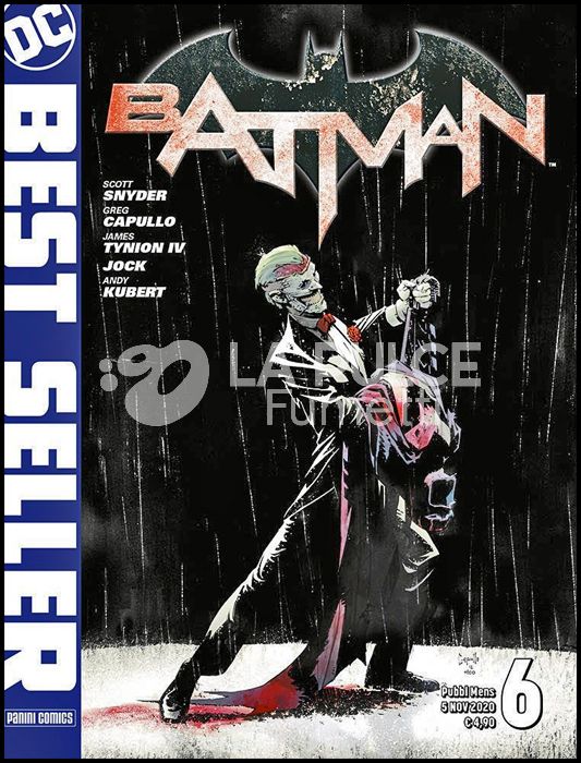 DC BEST SELLER #     6 - BATMAN di SCOTT SNYDER & GREG CAPULLO 6 - 1A RISTAMPA