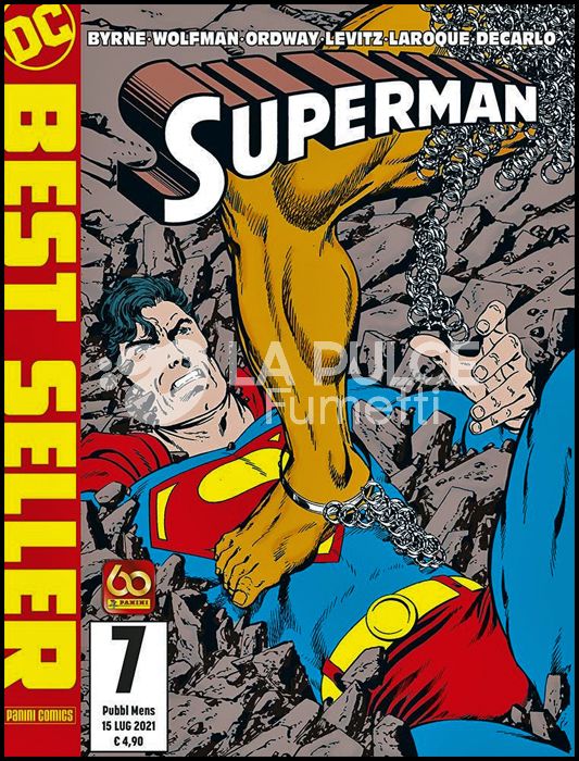 DC BEST SELLER NUOVA SERIE #     7 - SUPERMAN DI JOHN BYRNE 7