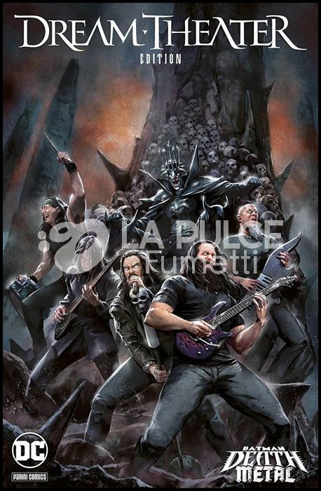 DC CROSSOVER #    12 - BATMAN: DEATH METAL 6 - VARIANT BAND EDITION - DREAM THEATER