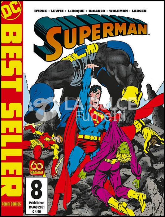 DC BEST SELLER NUOVA SERIE #     8 - SUPERMAN DI JOHN BYRNE 8