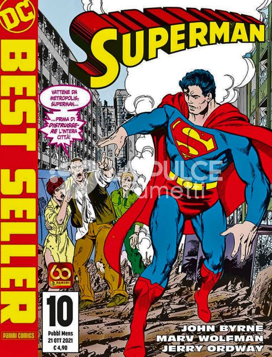 DC BEST SELLER NUOVA SERIE #    10 - SUPERMAN DI JOHN BYRNE 10
