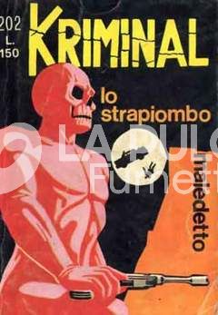 KRIMINAL #   202: LO STRAPIOMBO MALEDETTO