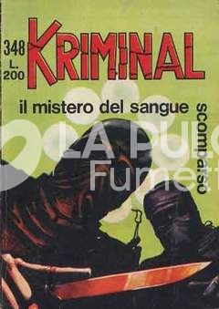 KRIMINAL #   348: IL MISTERO DEL SANGUE SCOMPARSO