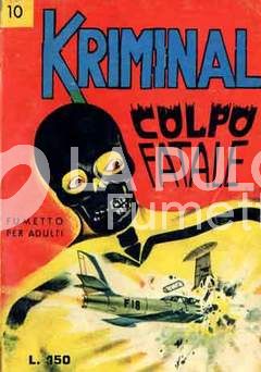 KRIMINAL #    10: COLPO FATALE