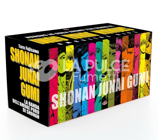 SHONAN JUNAI GUMI - LE AVVENTURE DEL GIOVANE GTO - LA BANDA DELL'AMORE PURO DI SHONAN - COLLECTOR'S BOX COMPLETO