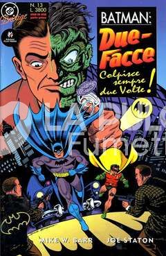DC PRESTIGE #    13 - BATMAN: DUE FACCE COLPISCE SEMPRE DUE VOLTE 1 (DI 2)