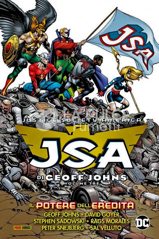 DC EVERGREEN - JSA - JUSTICE SOCIETY AMERICA - GEOFF JOHNS #     3: IL POTERE DELL'EREDITÀ