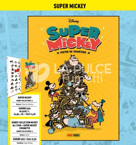 DISNEY COLLECTION #     6 - SUPER MICKEY + MICKEY ALL STAR COFANETTO