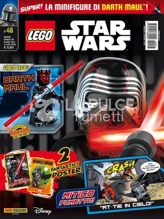PANINI SPACE #    46 - LEGO STAR WARS 46 +  LEGO DARTH MAUL