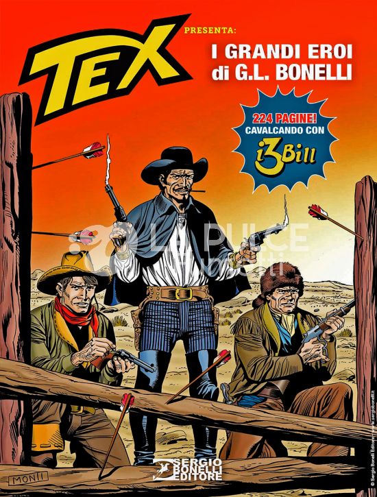 AVVENTURA MAGAZINE #    10 - TEX PRESENTA: I GRANDI EROI DI G. L. BONELLI 4 - I 3 BILL