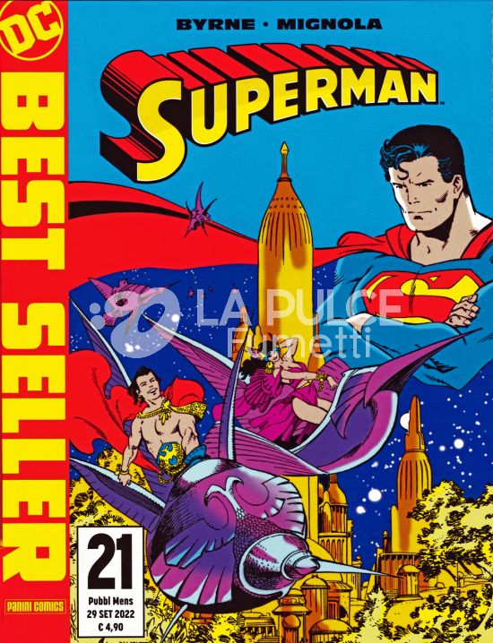 DC BEST SELLER NUOVA SERIE #    21 - SUPERMAN DI JOHN BYRNE 21