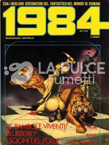 1984 #     22 RIVISTA A FUMETTI DI FANTASCIENZA