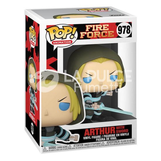 FIRE FORCE:  ARTHUR WITH SWORD #   978 - POP FUNKO ANIMATION
