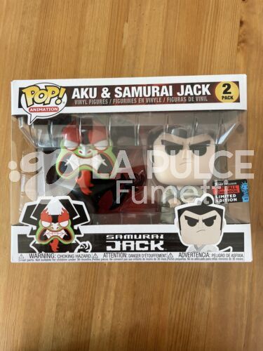POP ANIMATION: AKU & SAMURAI JACK 2 PACK - VINYL FIGURE  - POP FUNKO