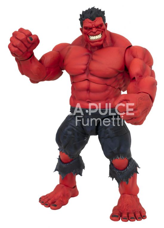 HULK ROSSO - NEW RED HULK ACTION FIGURE - MARVEL SELECT