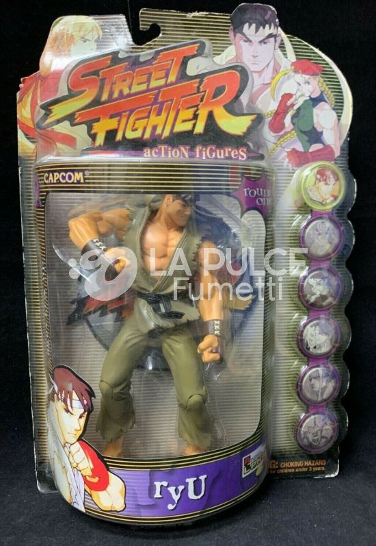 STREET FIGHTER ACTION FIGURES ROUND ONE! - RYU PLAYER 2 - DA PRIVATO