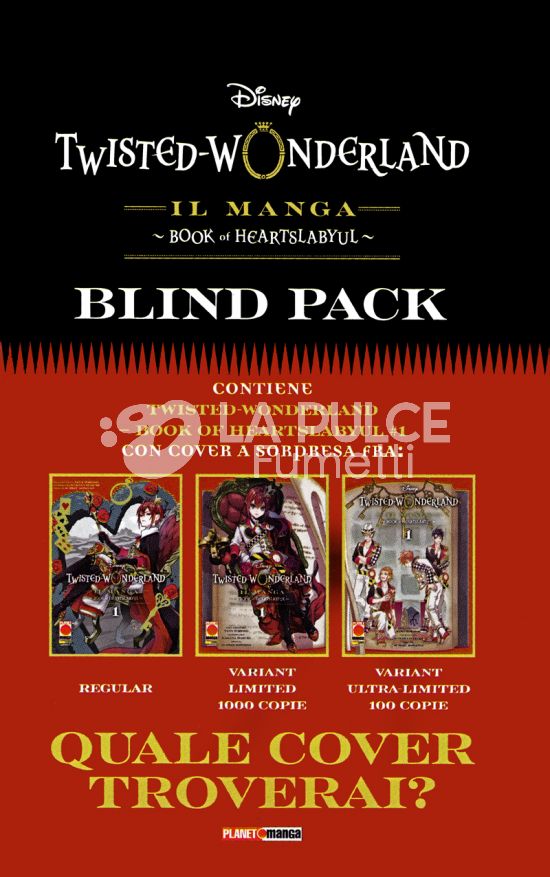 PLANET DISNEY #    37 - TWISTED-WONDERLAND - IL MANGA: BOOK OF HEARTSLABYUL 1 - BLIND PACK