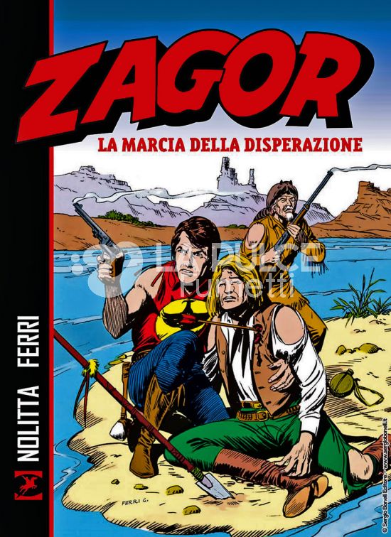 ZAGOR: LA MARCIA DELLA DISPERAZIONE - 2A EDIZIONE - VARIANT COVER - BROSSURATO