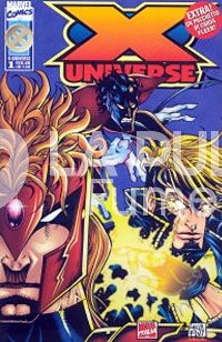 X-UNIVERSE #     1 + CARDS FLEER