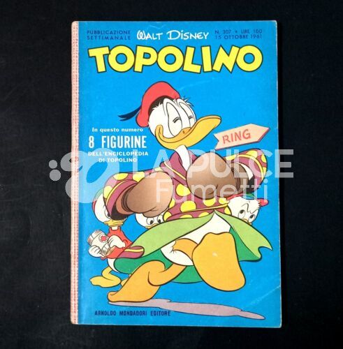 TOPOLINO LIBRETTO #   307 + BOLLINO - NO FIGURINE