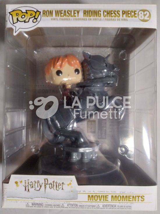 HARRY POTTER MOVIE MOMENTS:RON WEASLEY RIDING CHESS PIECE  - VINYL FIGURE #   82 - POP FUNKO DELUXE