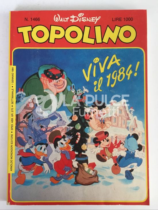 TOPOLINO LIBRETTO #  1466 +SCHEDE TOMBOLA