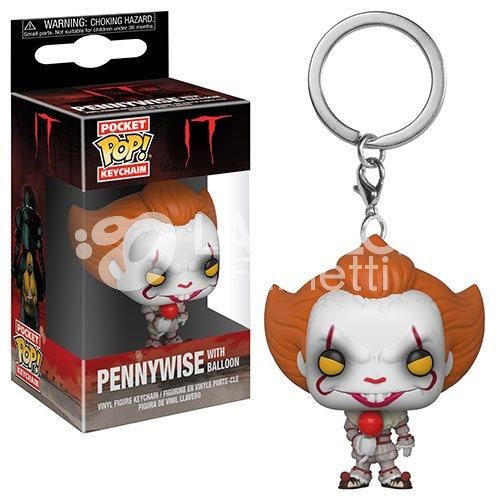 IT: PENNYWISE WITH BALLOON - POP FUNKO POCKET KEYCHAN 4 CM