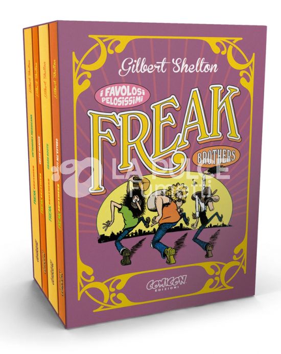 FREAK BROTHERS - I FAVOLOSI PELOSISSIMI - COFANETTO COMPLETO - VOLUMI 1-2-3-4