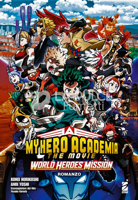 MY HERO ACADEMIA - THE MOVIE - WORLD HEROES’ MISSION - ROMANZO + MINIPOSTER