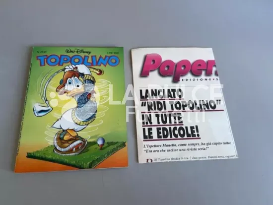 TOPOLINO LIBRETTO #  2156 + ALLEGATO  PAPERSERA