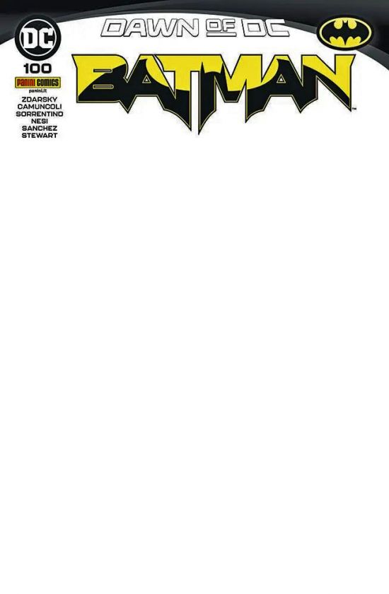 BATMAN #   100 - JOKER: ANNO UNO - VARIANT BLANK COVER - DAWN OF DC