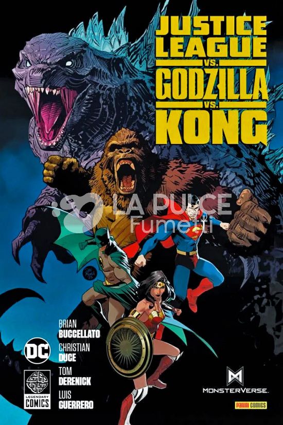 DC COLLECTION INEDITO - JUSTICE LEAGUE VS. GODZILLA VS. KONG: DEI E MOSTRI