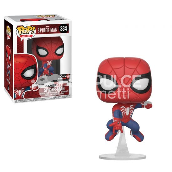 SPIDER-MAN MARVEL:  SPIDER-MAN- VINYL FIGURE #  334 - POP FUNKO