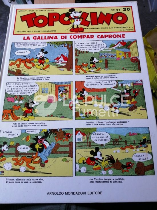 TOPOLINO : LA GALLINA DI COMPAR  CAPRONE 1A EDIZIONE