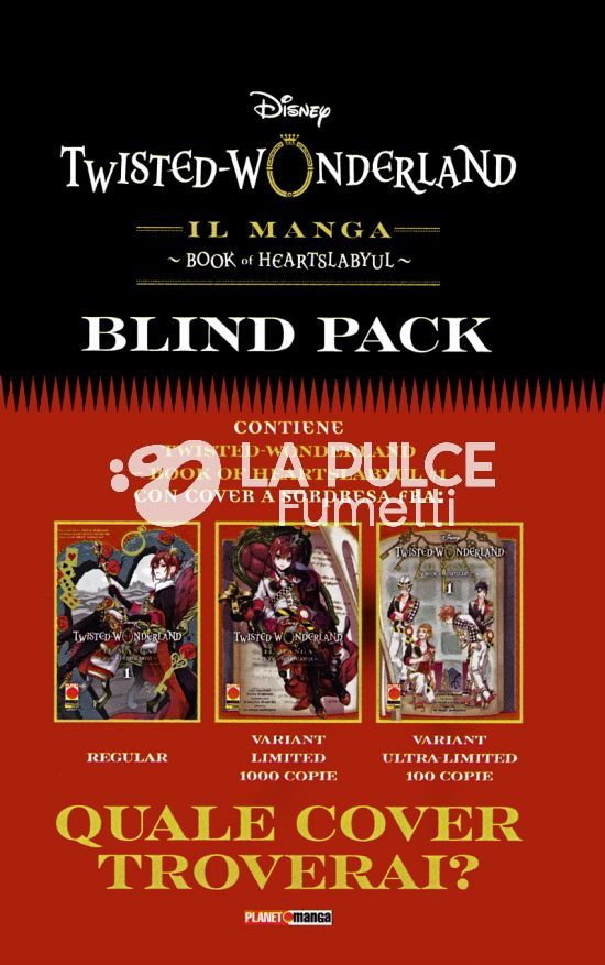 PLANET DISNEY  - TWISTED-WONDERLAND - IL MANGA: BOOK OF HEARTSLABYUL 1/3 -  N 1 BLIND PACK