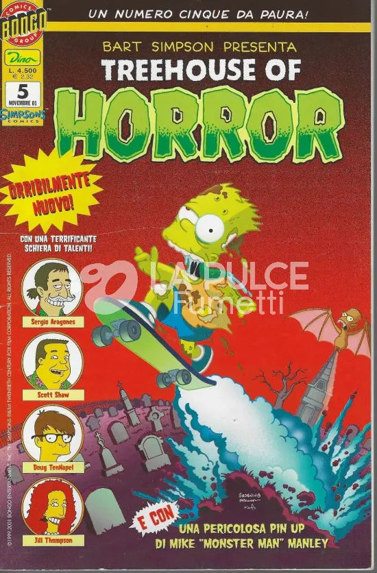 SIMPSONS COMICS SPECIAL - TREEHOUSE OF HORROR #     5