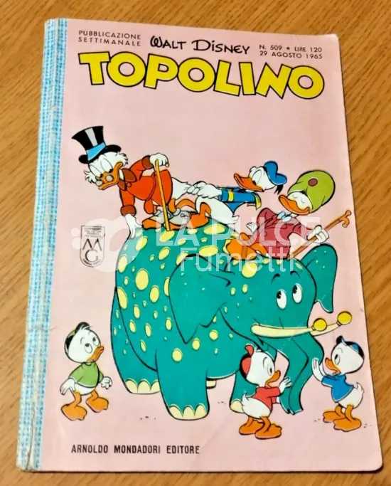 TOPOLINO LIBRETTO #   509 + BOLLINO