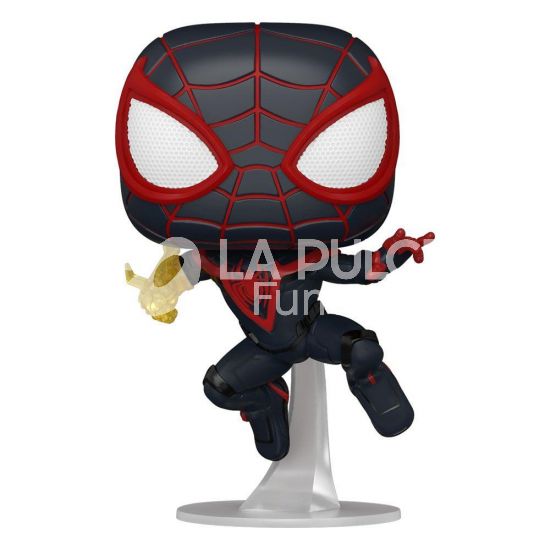 SPIDER-MAN  : SPIDER-MAN MILES MORALES ( CLASSIC SUIT )  - VINYL FIGURE #  765- POP FUNKO GAMEVERSE