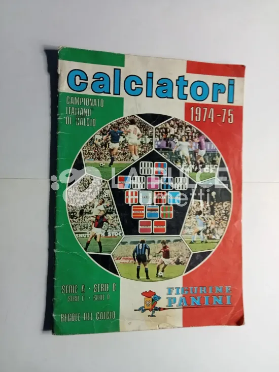 ALBUM CALCIATORI 1974 - 1975  COMPLETO