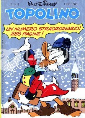 TOPOLINO LIBRETTO #  1412 + FIGURINE SOTTO E SOPRA IL MARE  ( 2A PARTE SPADA DI GHIACCIO )