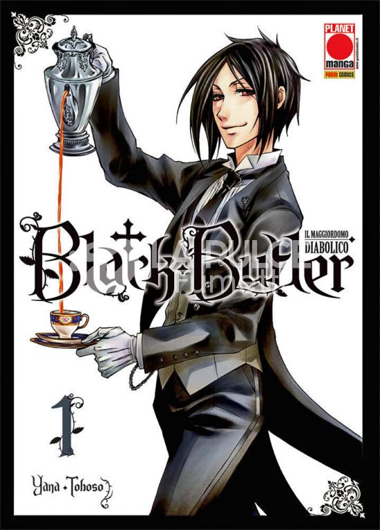 BLACK BUTLER #     1 - IL MAGGIORDOMO DIABOLICO - KUROSHITSUJI - 5A RISTAMPA