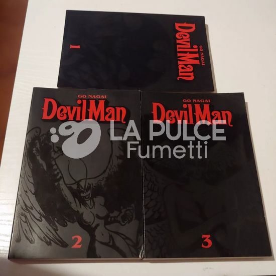 DEVILMAN 1/3 COMPLETA  ( N 1 ORIGINALE N 2 E 3 2A RISTAMPA )