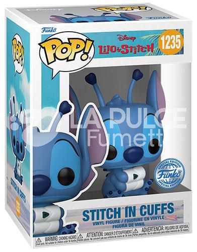 LILO & STITCH DISNEY: STITCH IN CUFFS - VINYL FIGURE #   1235 - POP FUNKO